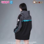 ボーカロイド 初音ミク ネオン・エレクトロニック・ミュージック・プロジェクト 萌ゆミク商品 ブラック 機能性フード付きジャケット